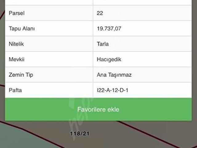Orhaneli, Bursa içerisinde satılık Arsa