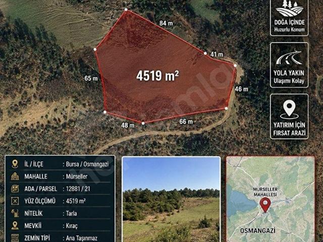 Osmangazi, Bursa içerisinde satılık Arsa