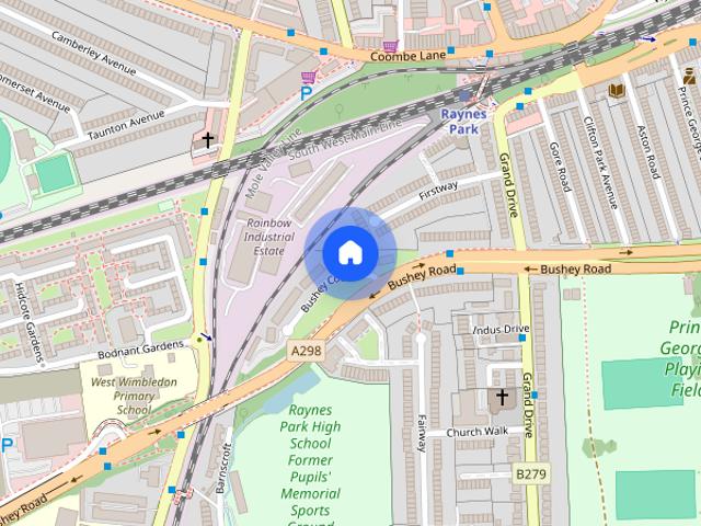 Apartment for rent in London Borough of Merton, Raynes Park