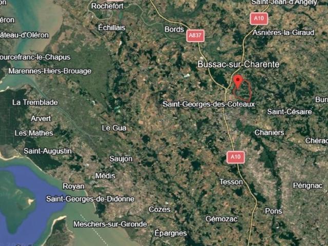 Terrain vente à Saintes, Bussac-sur-charente