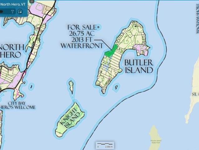 Land for sale in North Hero, Vermont
