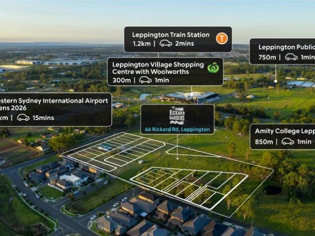 Land for sale in Leppington, Sydney