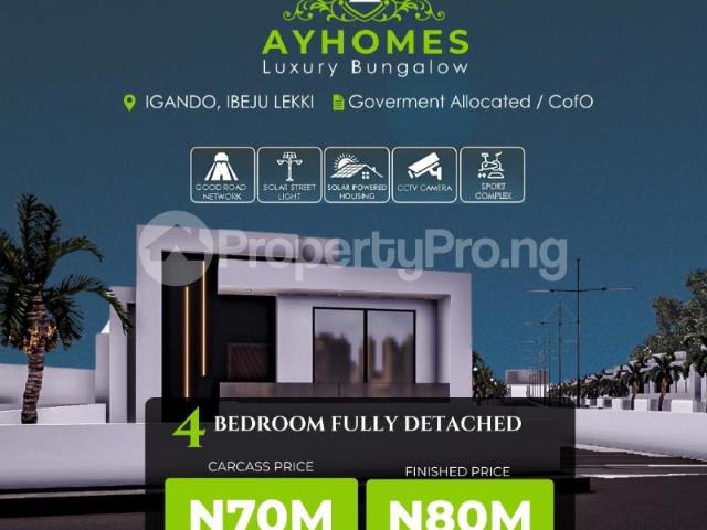 Bungalow for sale in Ibeju Lekki, Abuja