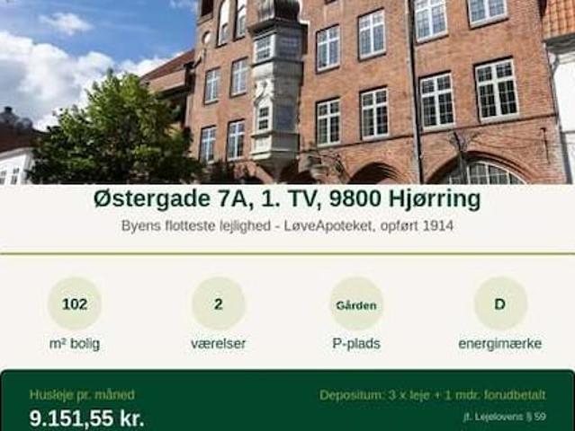 Lejlighed til leje i Hjørring, Brønderslev-Dronninglund