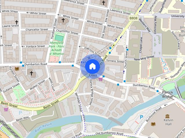 Apartment for rent in Partickhill, Glasgow