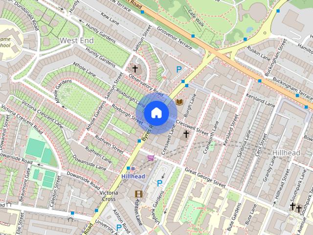Apartment for rent in Partickhill, Glasgow