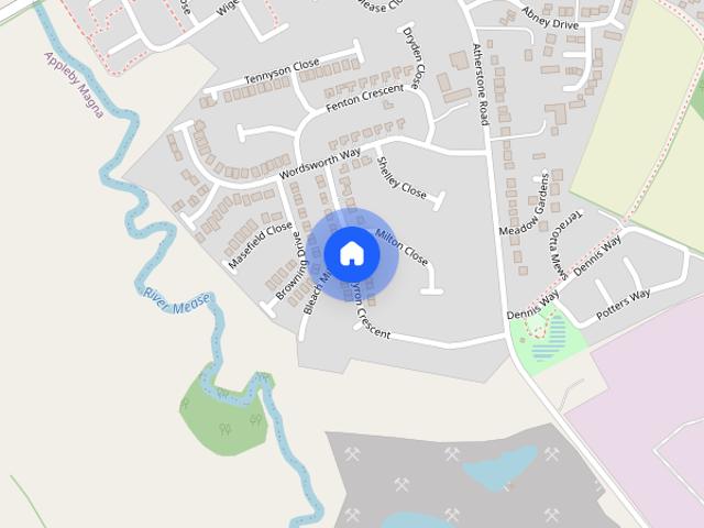 House for rent in Measham, Leicestershire