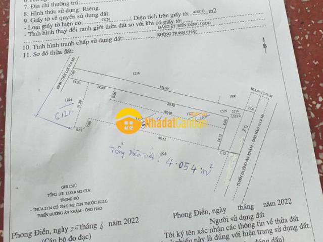 Mặt bằng bán