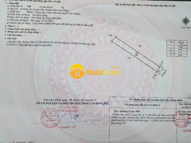 Mặt bằng bán