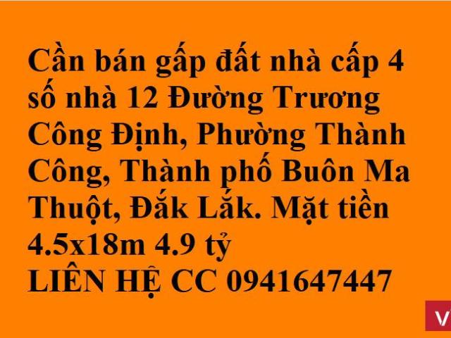 Nhà mặt phố bán tại Lăk