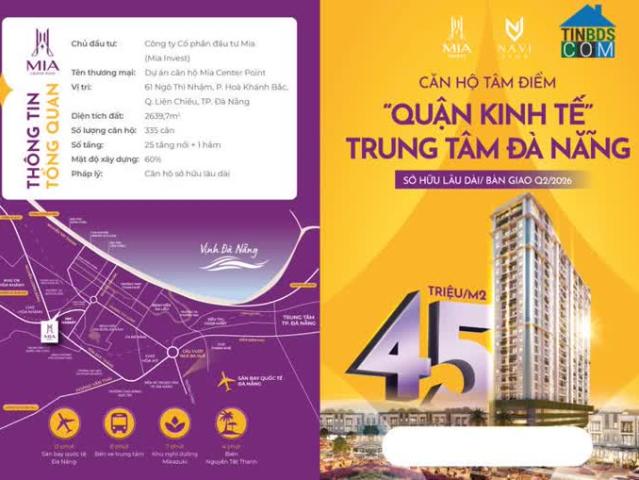 Căn hộ bán tại Liên Chiểu, Đà Nẵng