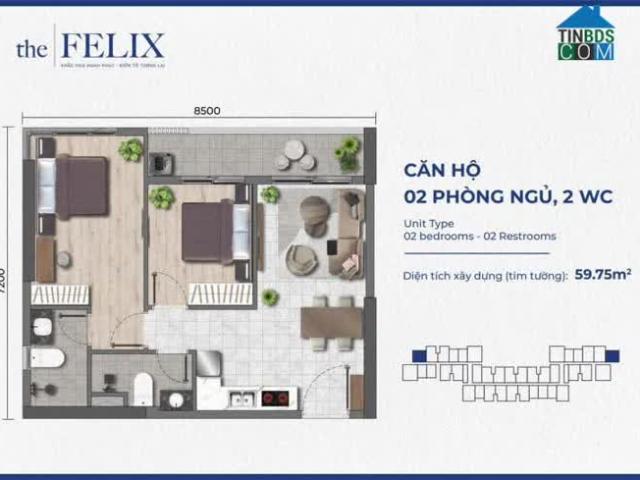 Căn hộ bán tại KP.Dương Liễu Đông, TT.Bình Dương, Bình Dương
