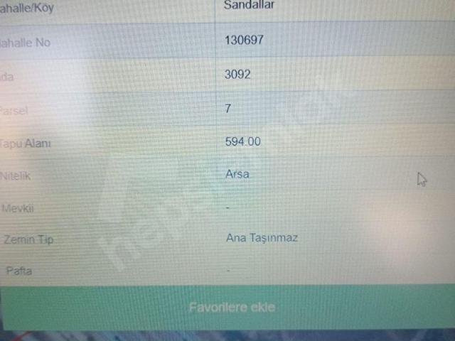 Bolu Merkez, Bolu içerisinde satılık Arsa