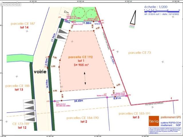 Terrain vente à France métropolitaine, Cabriès