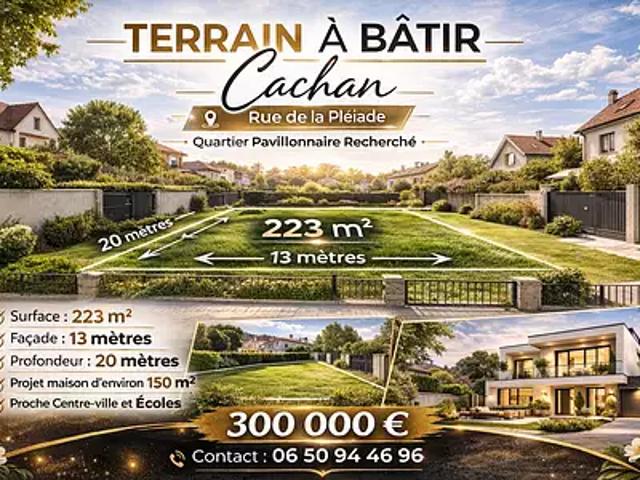 Terrain vente à L'Haÿ-les-Roses, Cachan