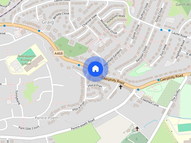House for rent in Bassaleg, Wales