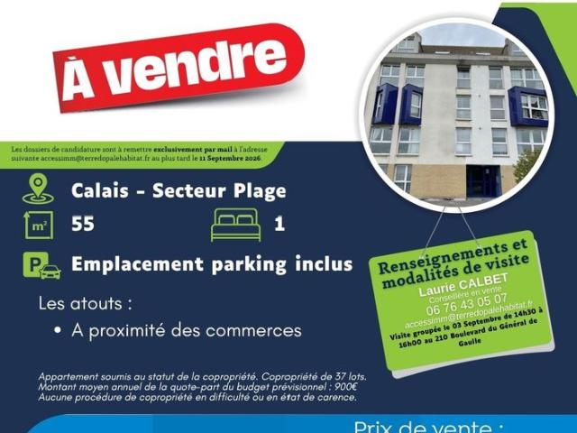 Appartement vente à Calais