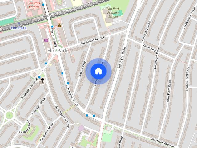 House for rent in Elm Park, Greater London