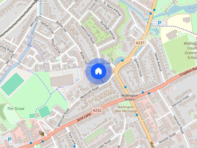 House for rent in Hackbridge, Greater London