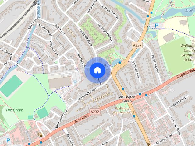 House for rent in London Borough of Sutton, Greater London