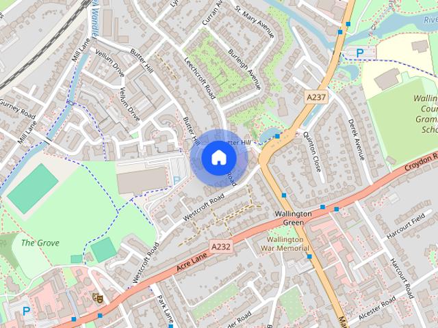 House for rent in London Borough of Sutton, Greater London