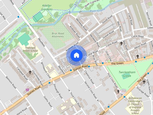 Apartment for rent in Strawberry Hill, Greater London