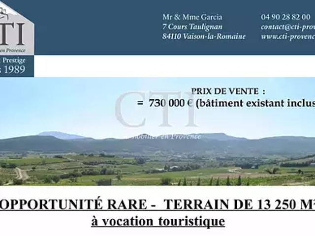 Terrain vente à Carpentras, Camaret-sur-aigues