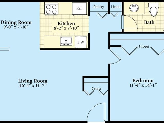 Apartment for rent in Dearborn Heights, Michigan