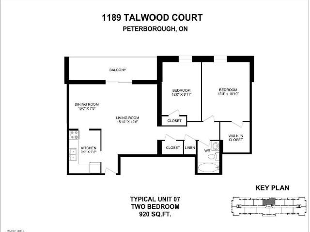 Apartment for rent in Peterborough