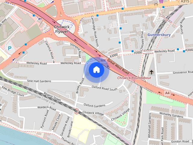 Apartment for rent in Strand-on-the-Green, Greater London