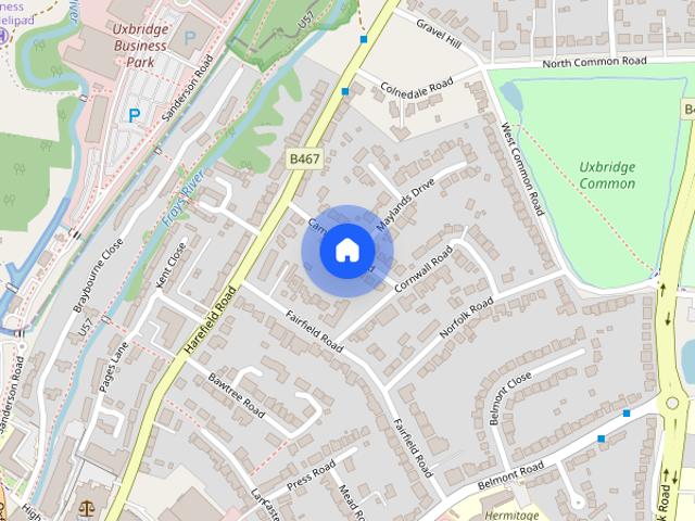 House for rent in Uxbridge, London Borough of Hillingdon