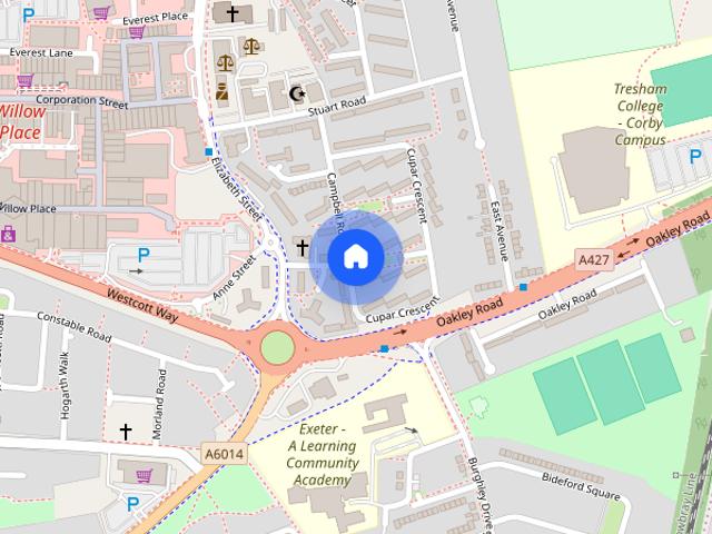 House for rent in Corby Village, Corby