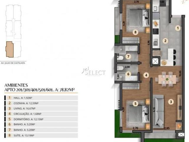 Apartamento venda em Pedra Branca, São Francisco de Paula