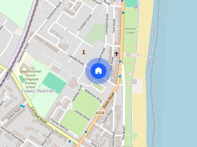 House for rent in Lower Walmer, Ash