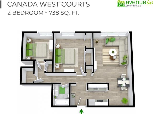 Apartment for rent in Wedgewood, Alberta