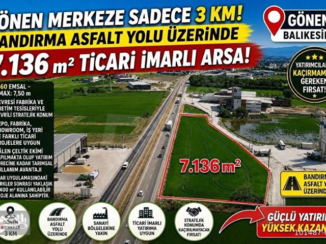 Kurtuluş Mahallesi, Gönen içerisinde satılık Dükkan