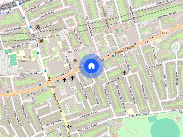 Apartment for rent in Maryland, Greater London
