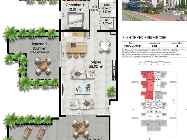 Appartement vente à Perpignan, Canet-en-roussillon