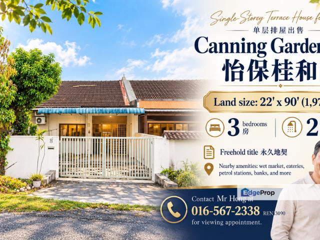 House for sale in Perak, Tanjong Ipoh