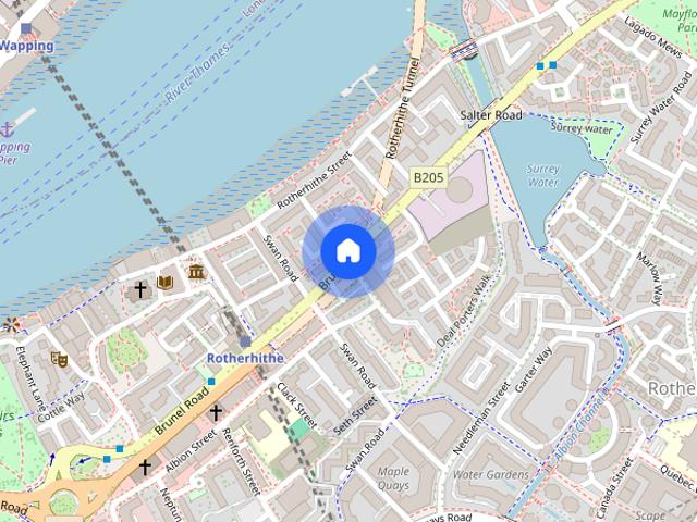 Apartment for rent in Rotherhithe, Greater London