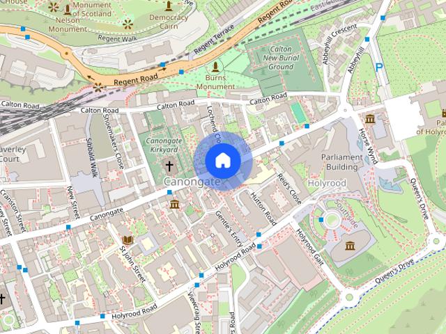 Apartment for rent in Canongate, Old Town