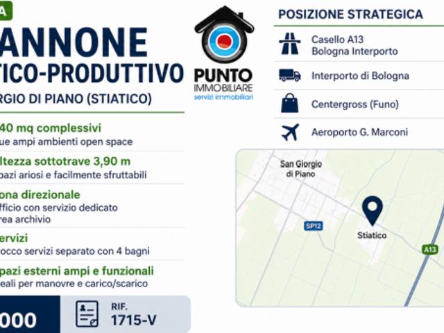 Capannone in vendita a Unione Reno Galliera, San Giorgio Di Piano