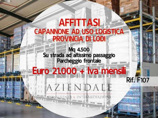 Capannone in affitto a Crespiatica