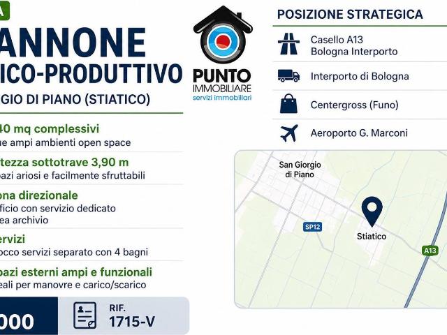 Capannone in vendita a Unione Reno Galliera, Argelato