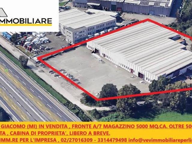 Capannone in vendita a Unione dei Comuni I Fontanili, Zibido San Giacomo