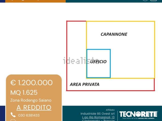 Capannone in vendita a Rodengo, Rodengo Saiano