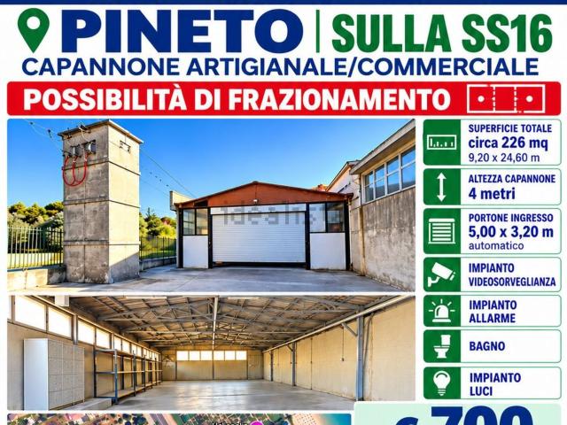 Capannone in vendita a Villa Fumosa, Pineto