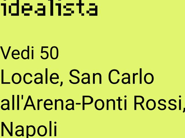 Capannone in vendita a Municipalità 3, Campania