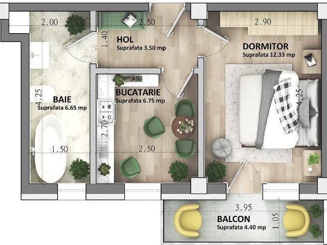 Apartament vânzări în Ciurea, Iași