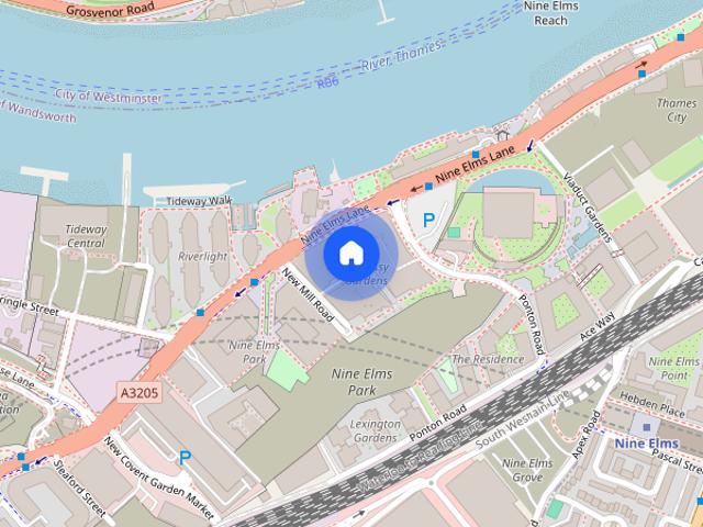 Apartment for rent in Nine Elms, Greater London
